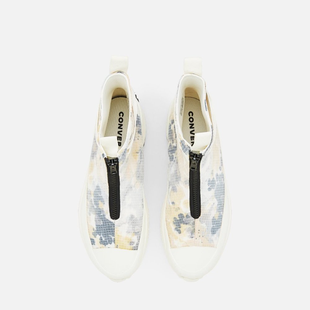 Converse Unisex Run Star Hike Hi Egret/White/Black WASHED FLORALS 170776C - Picture 4 of 11